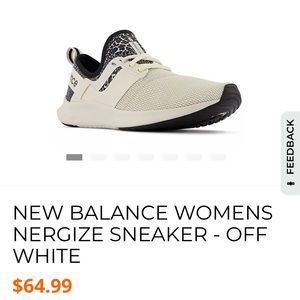New Balance Nergize off white sneaker Women US 9
